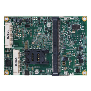 Axiomtek PICO843 Pico-ITX Motherboard, Intel Celeron J1900, 2 I/O boards, LVDS/VGA, Single LAN, and Audio